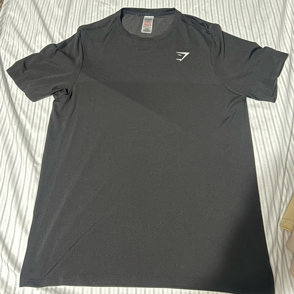 Gymshark Black Short Sleeve Performance Tee